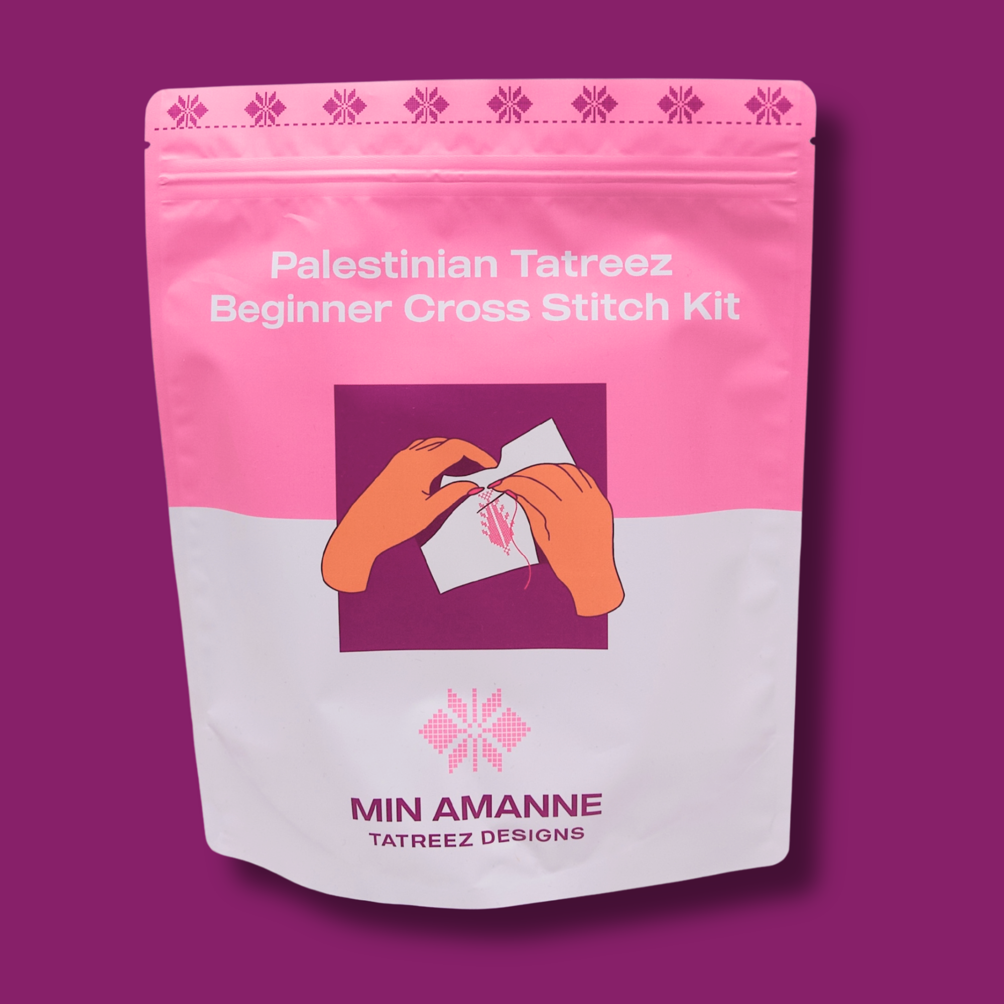 Beginner Tatreez Cross Stitch Kit