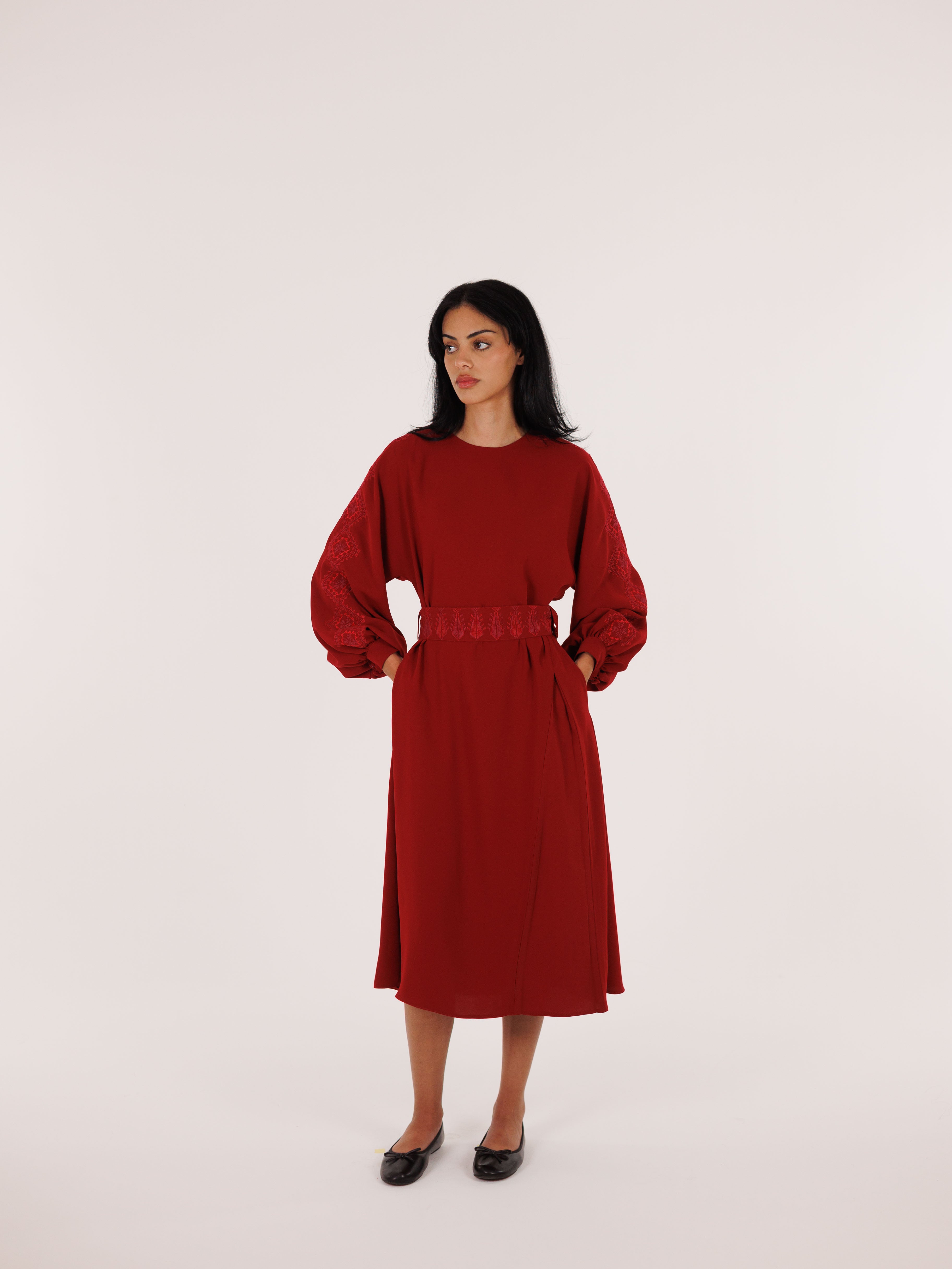 Kharaz w Saru - Belted Dress