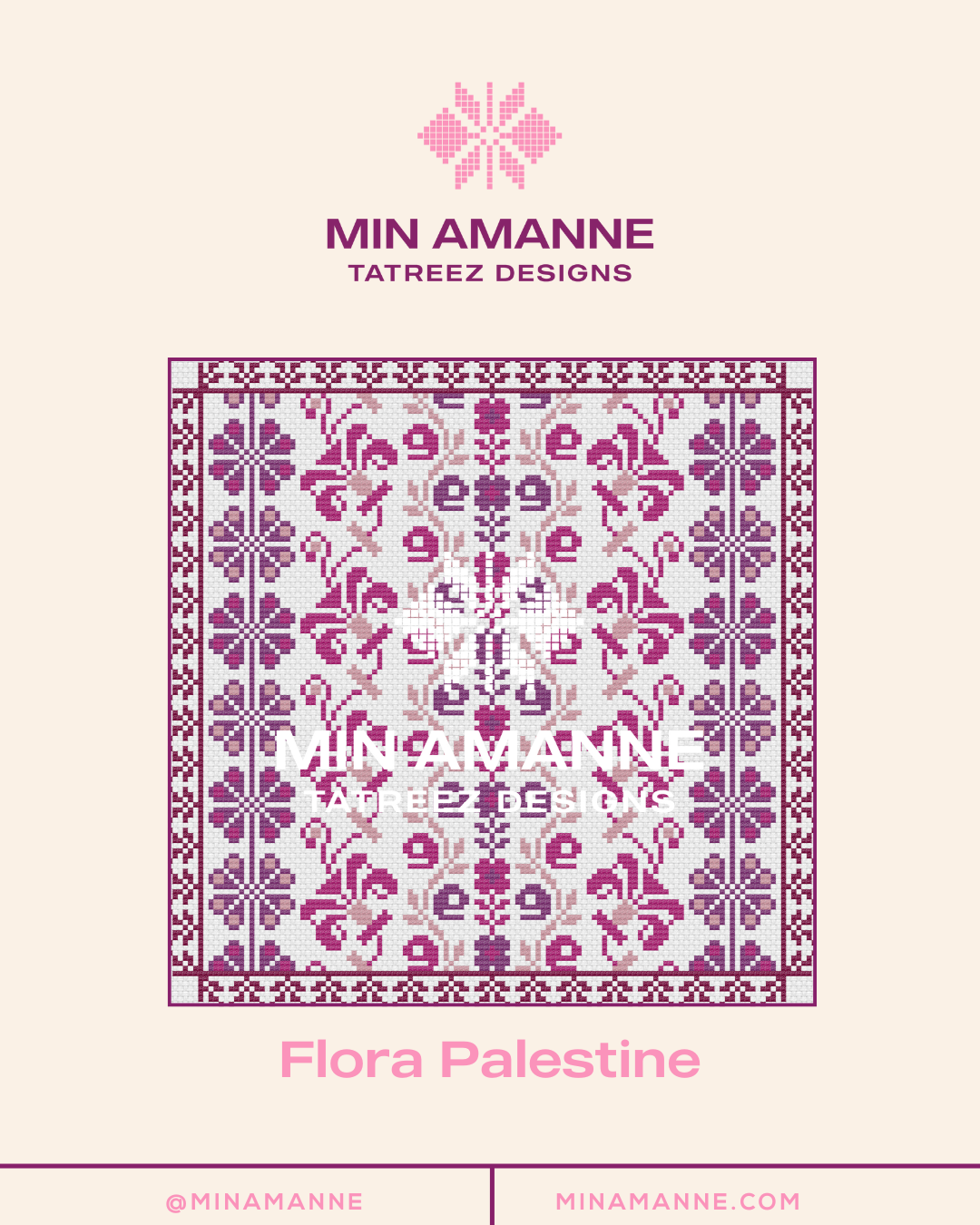 Flora Palestine Pattern