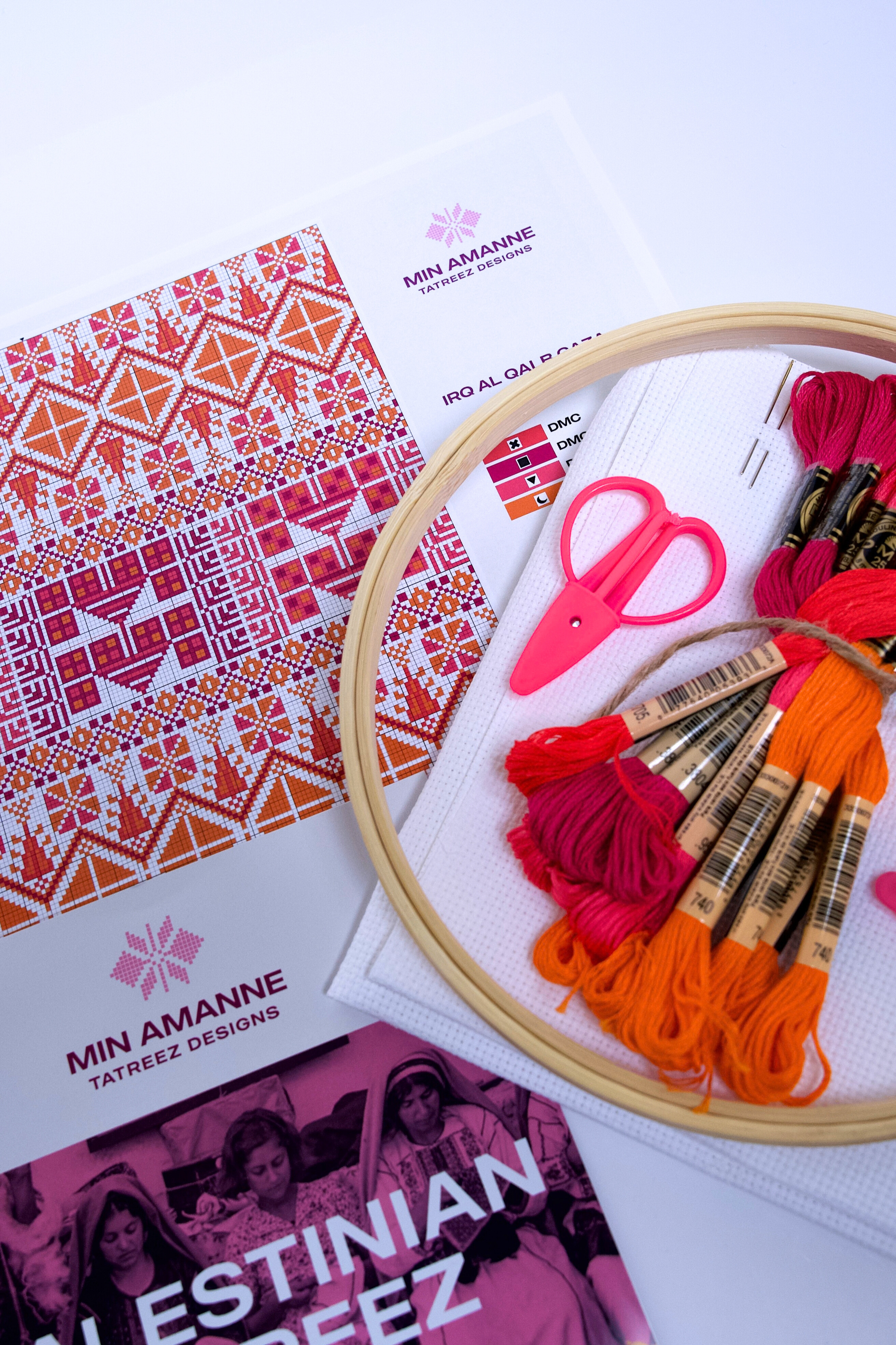 Irq Al Qalb Gaza Tatreez Kit