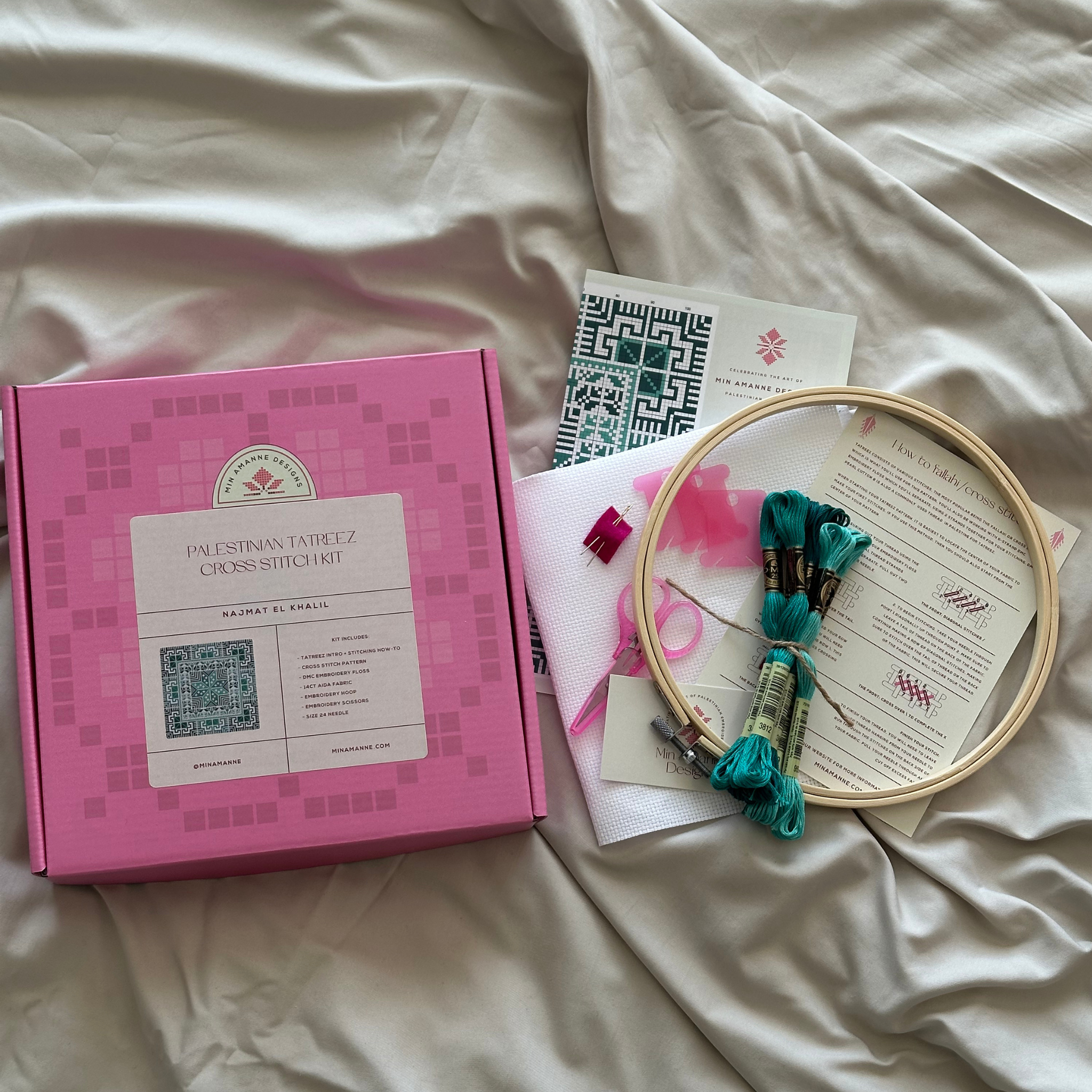 Najmat El Khalil Tatreez Kit with materials