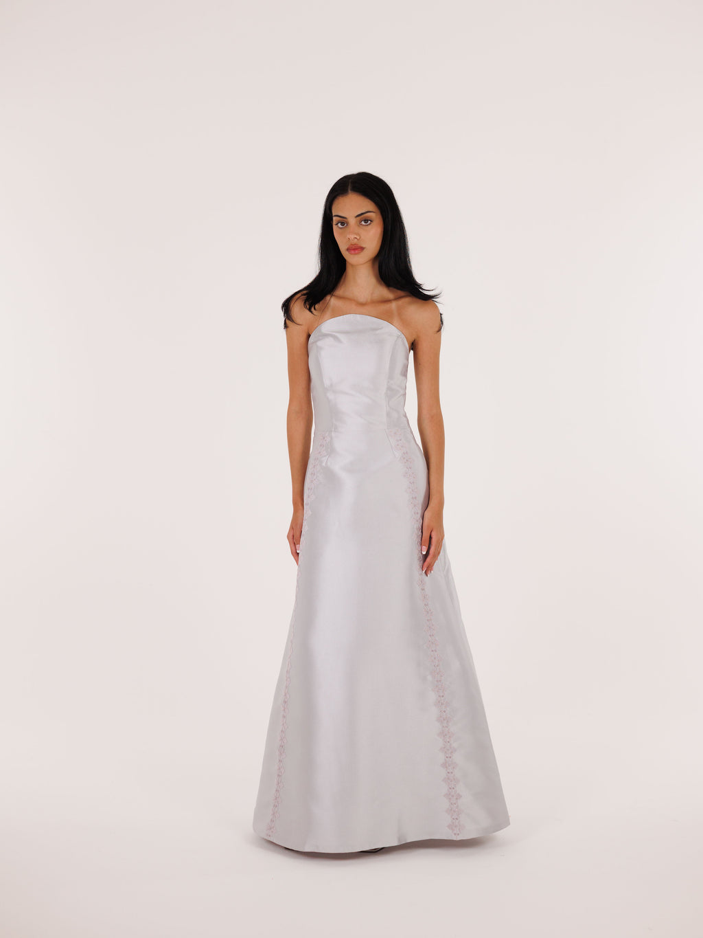 Ayn Kabeera Strapless Dress + Abaya Set - Maxi - Lilac