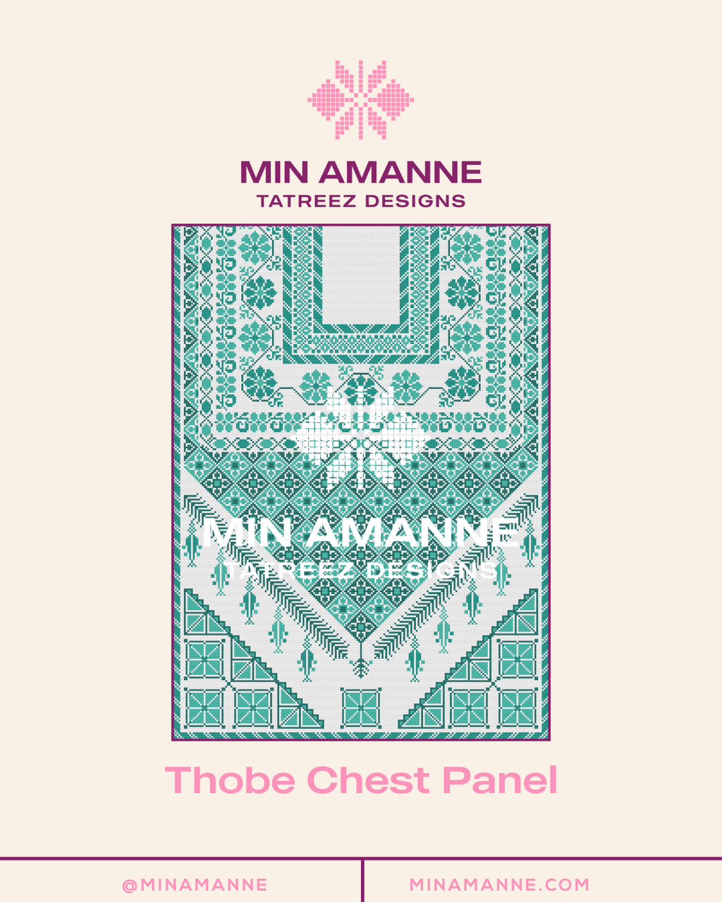 Thobe Chest Panel Pattern