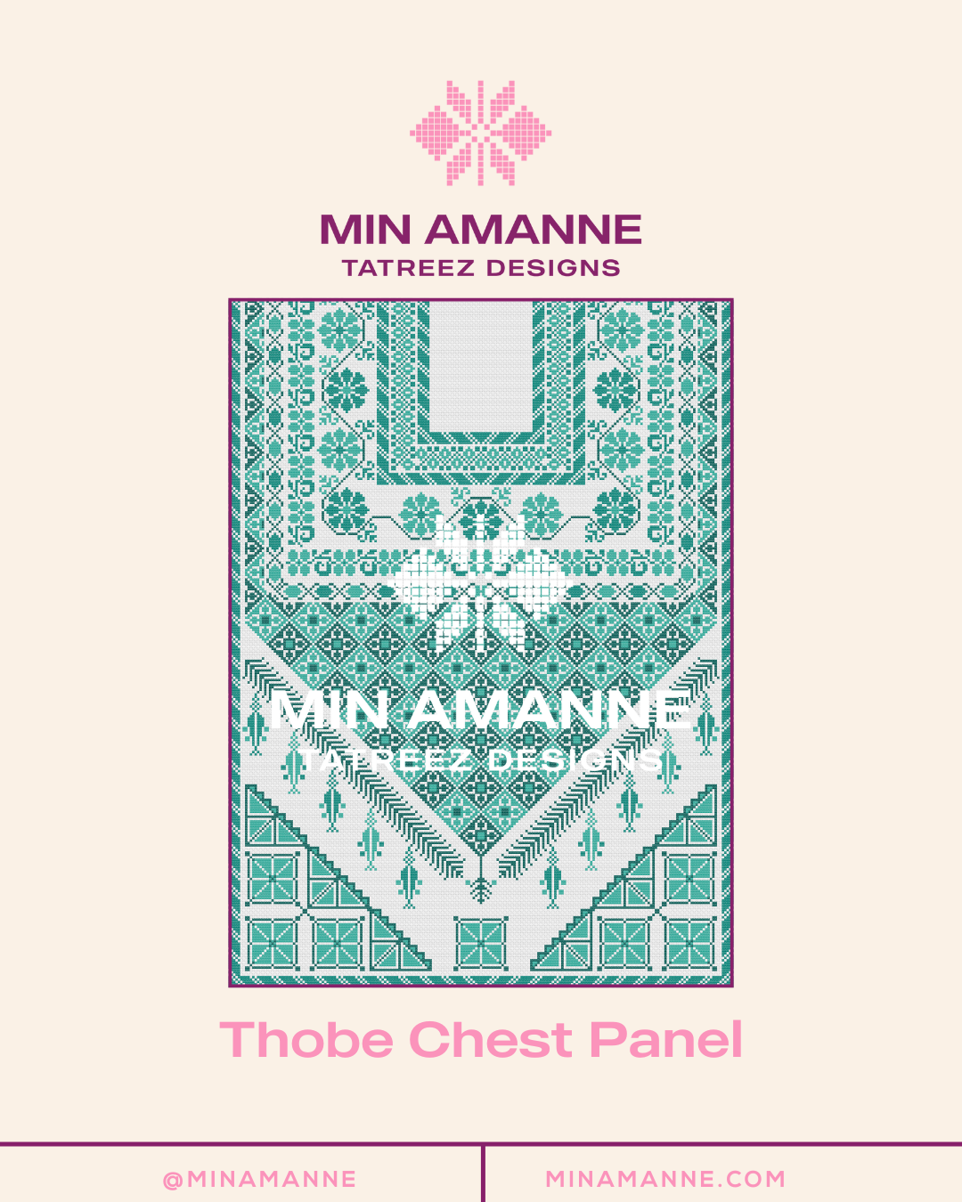 Thobe Chest Panel Pattern