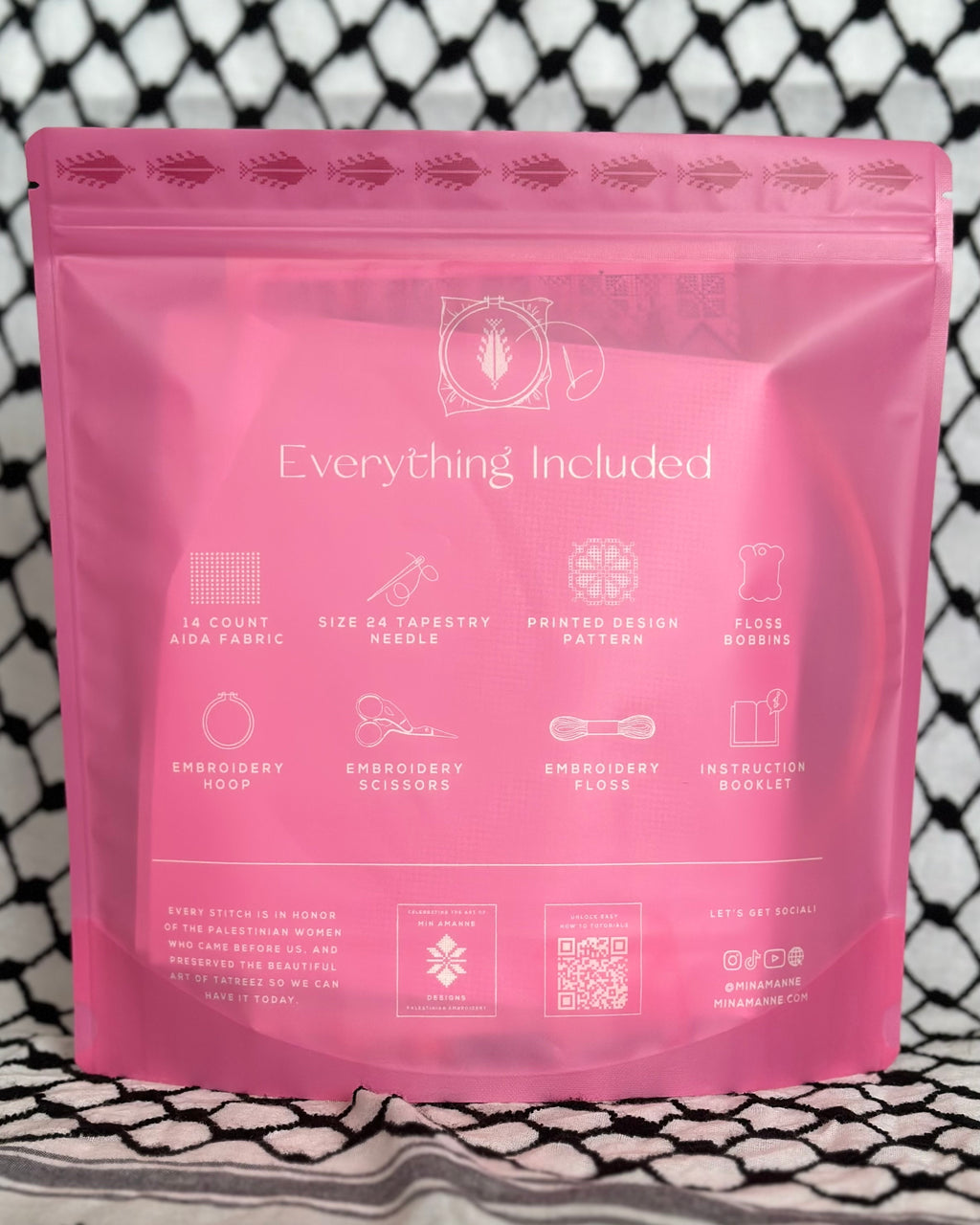 Irq Al Qalb Gaza Tatreez Kit