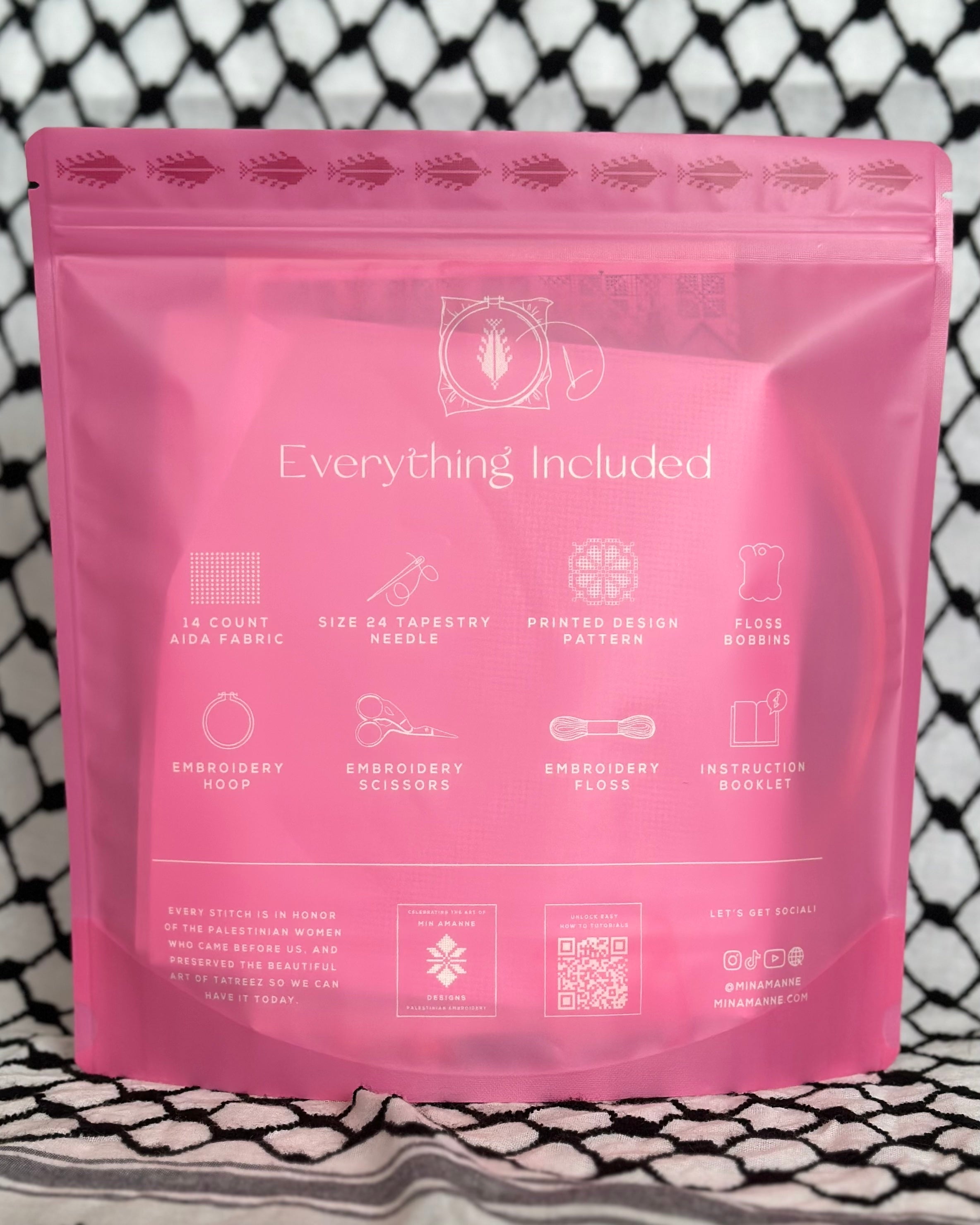 Irq Al Qalb Gaza Tatreez Kit