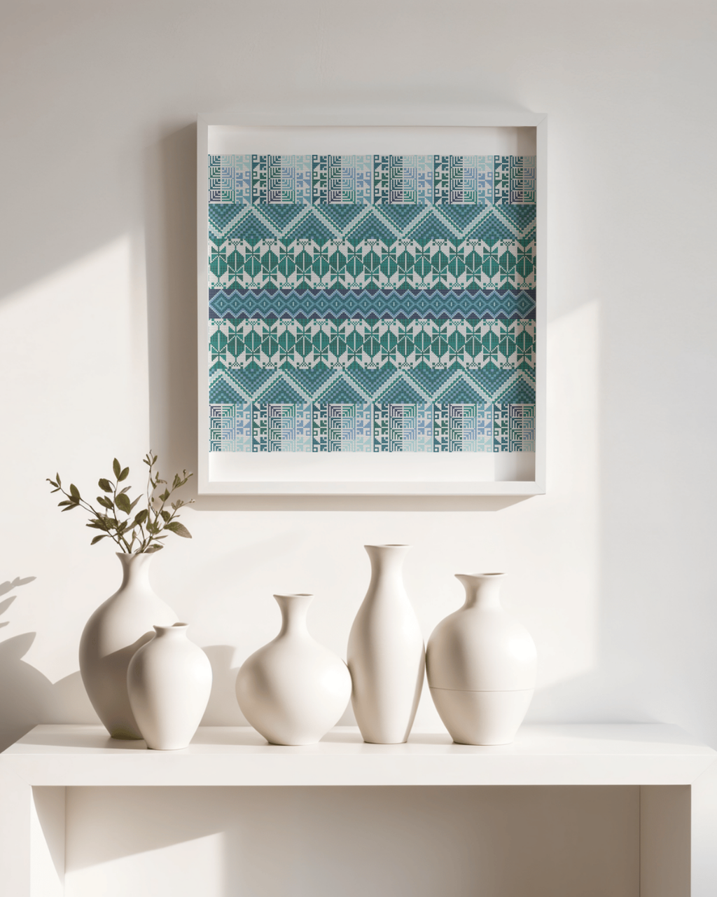 Maya w Ard Gaza Pattern