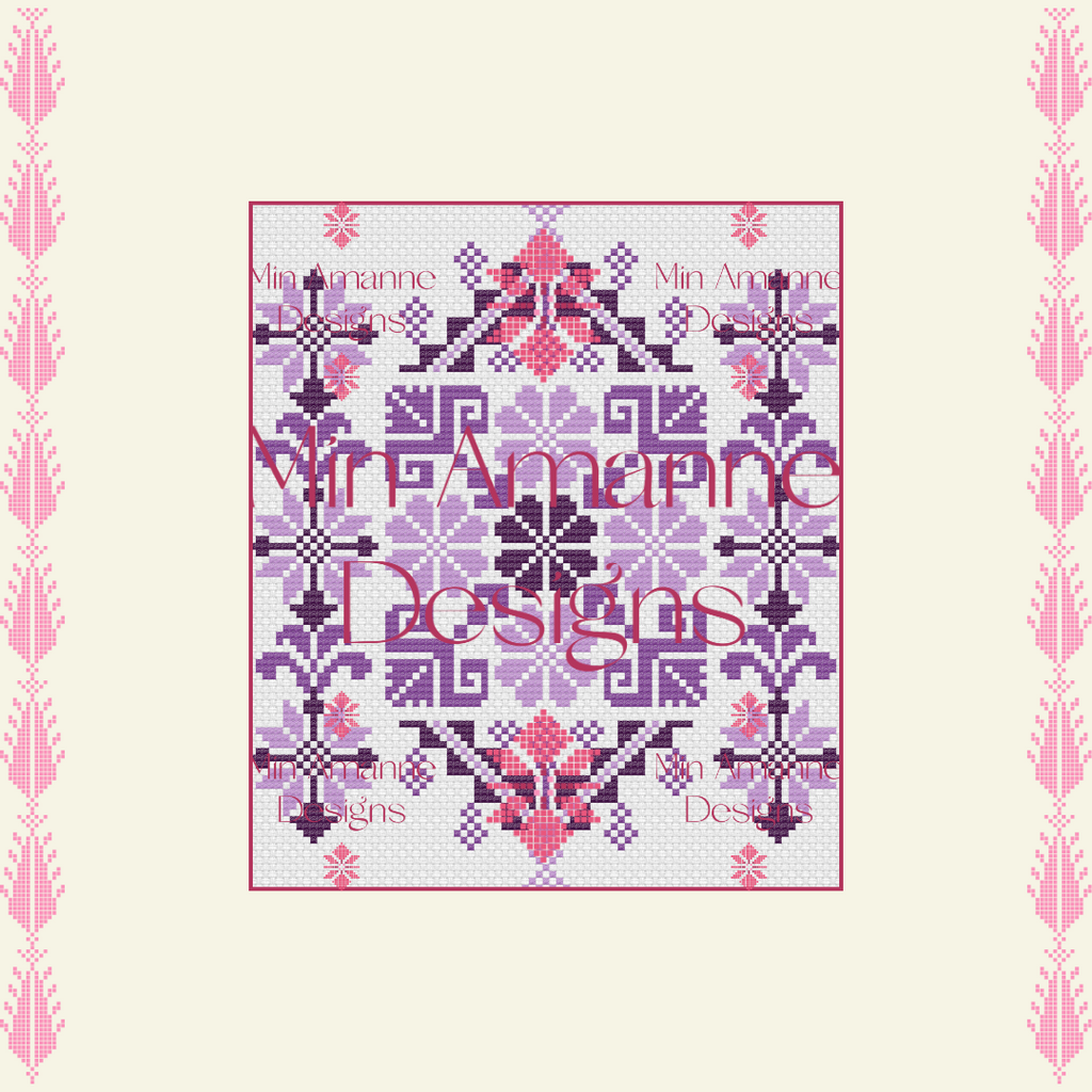 Mazharia Tatreez Kit digital pattern